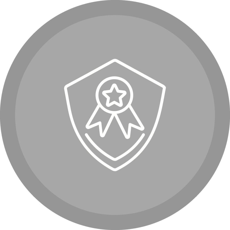 medalha proteção vetor ícone