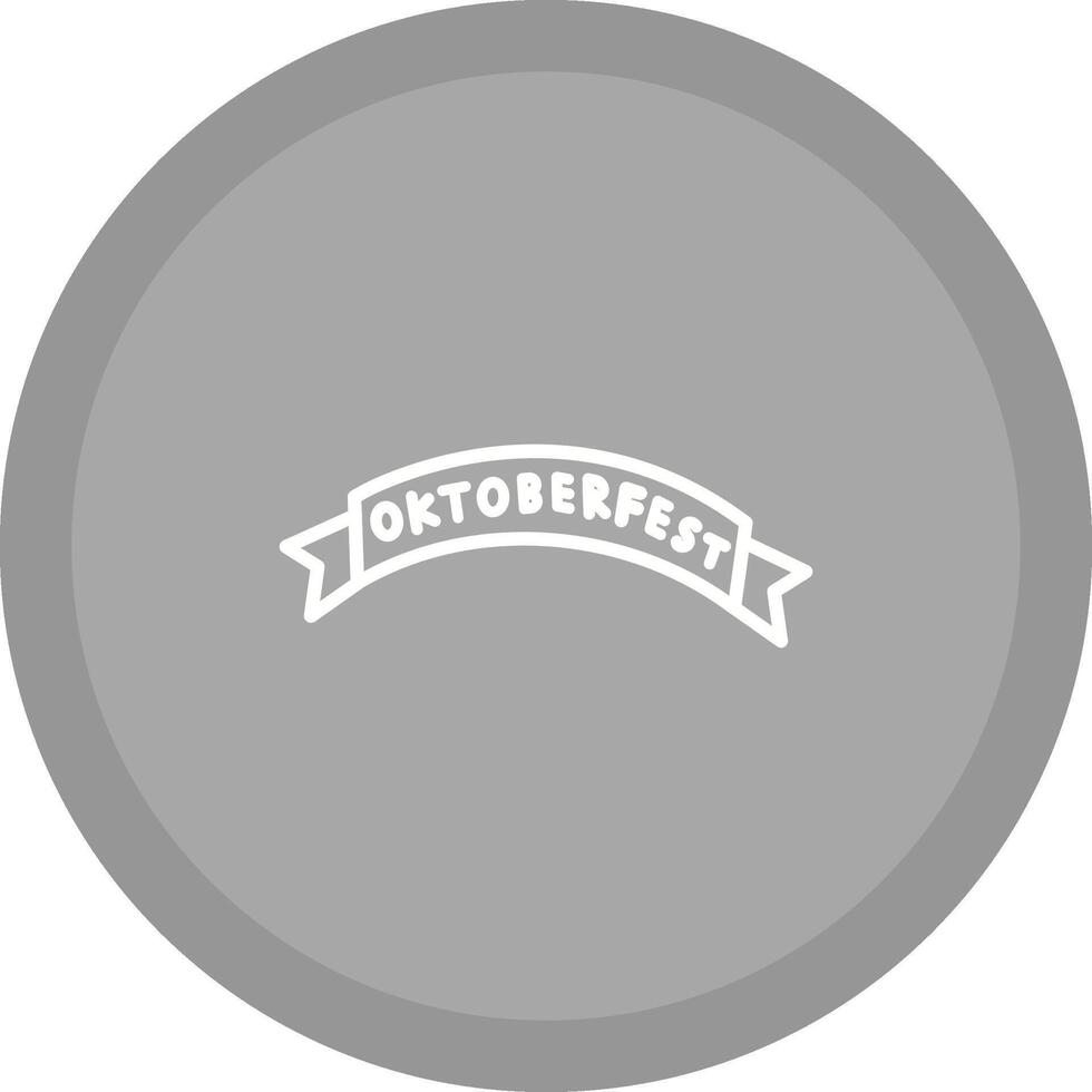 ícone de vetor de banner da oktoberfest