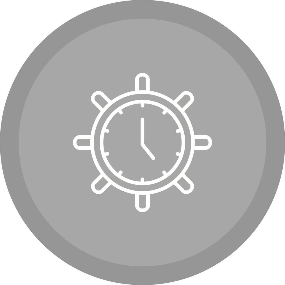 ícone de vetor de configurações de tempo