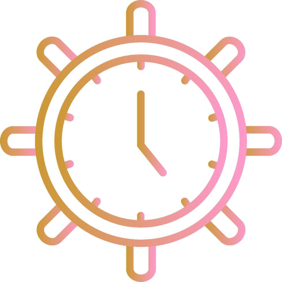 ícone de vetor de configurações de tempo