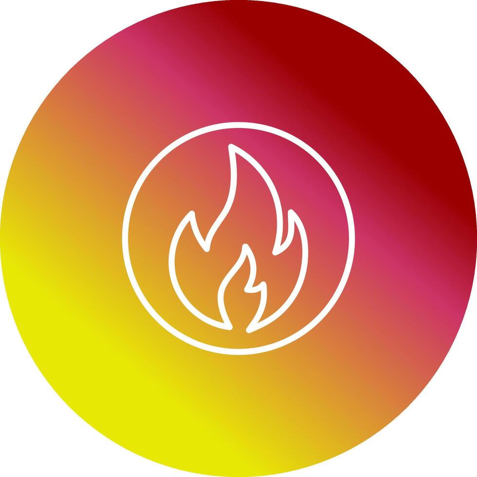 ícone de vetor de fogo