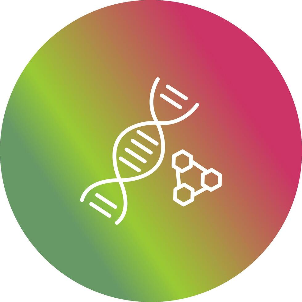 ícone de vetor de DNA