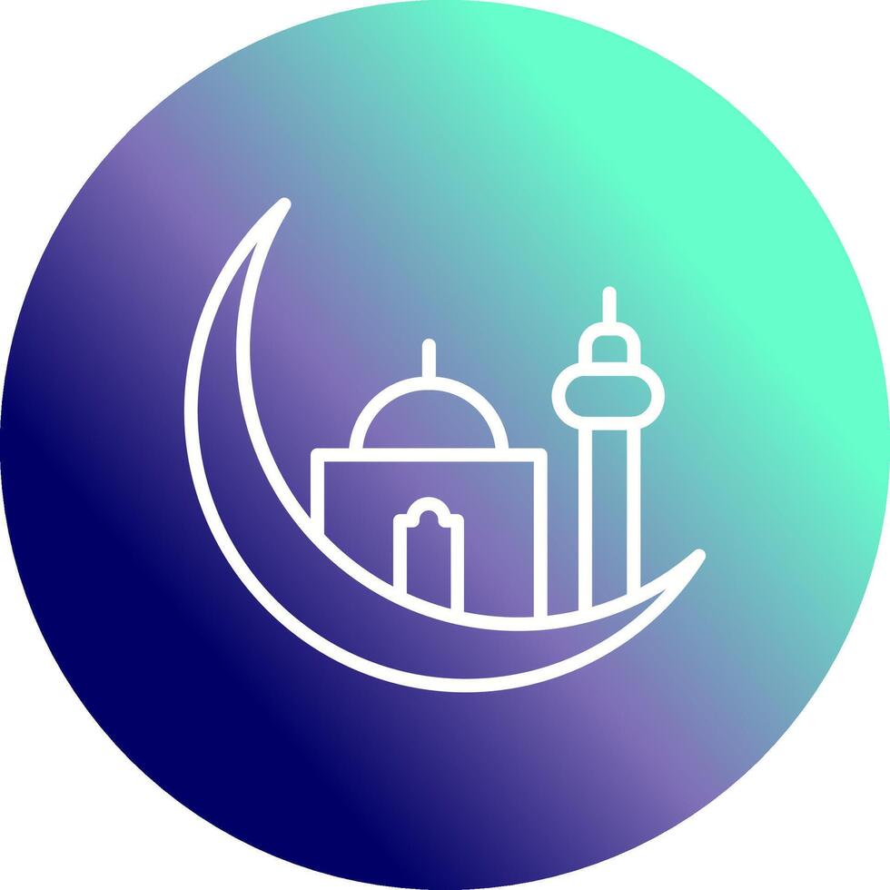 ícone de vetor de estrela islâmica