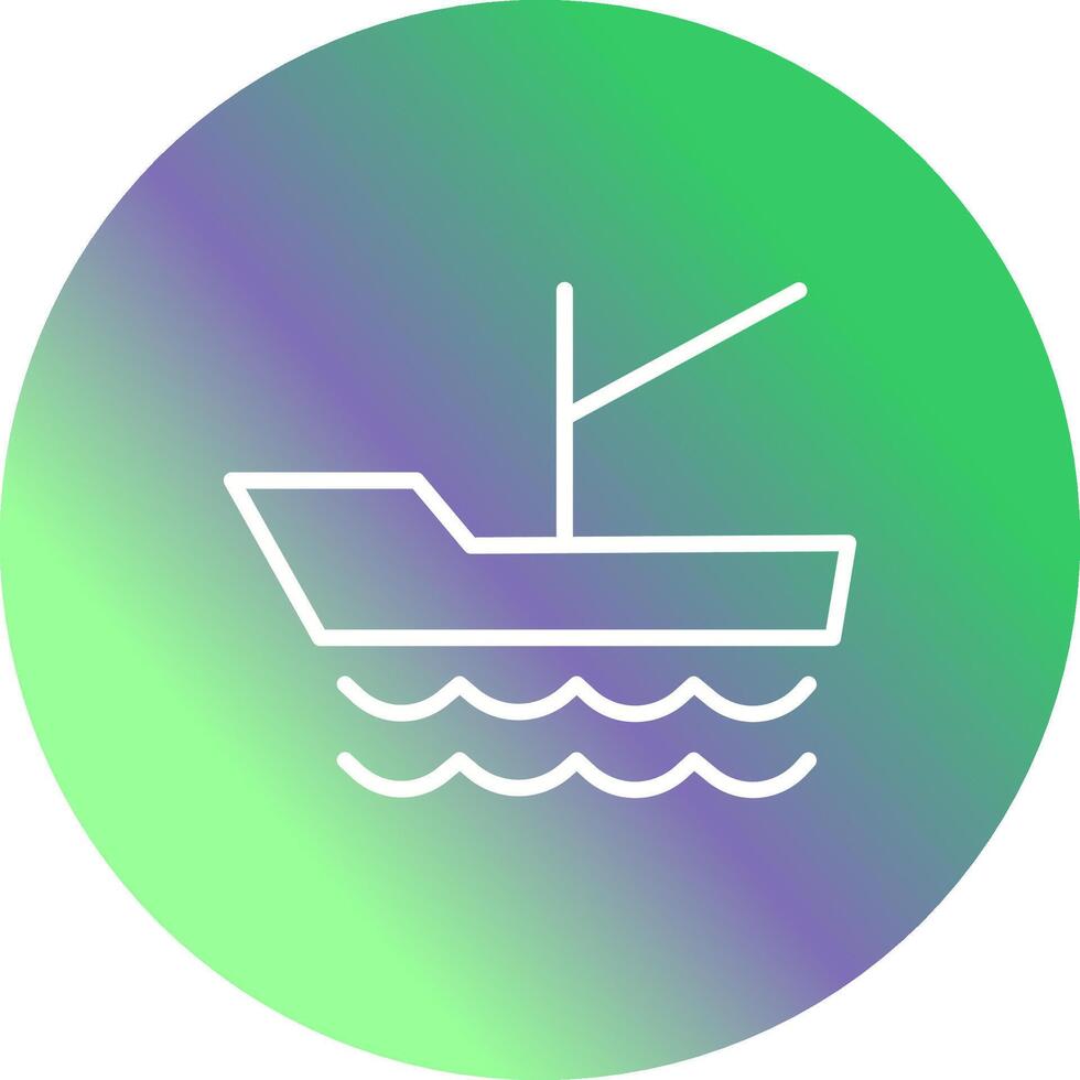 ícone de vetor de navio