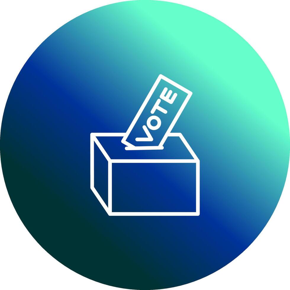 dando voto vetor ícone