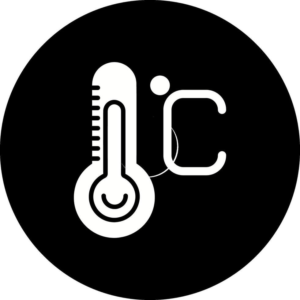 ícone de vetor de temperatura