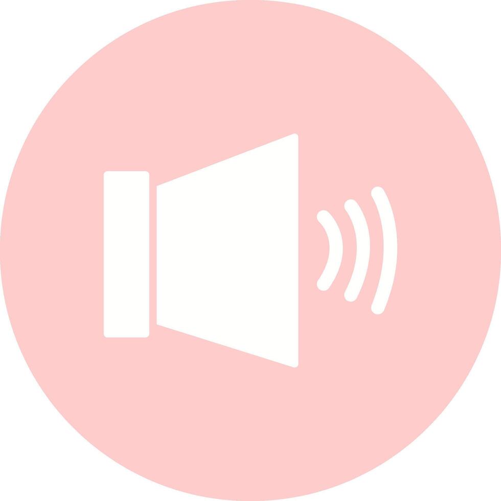 ícone de vetor de alto volume de áudio