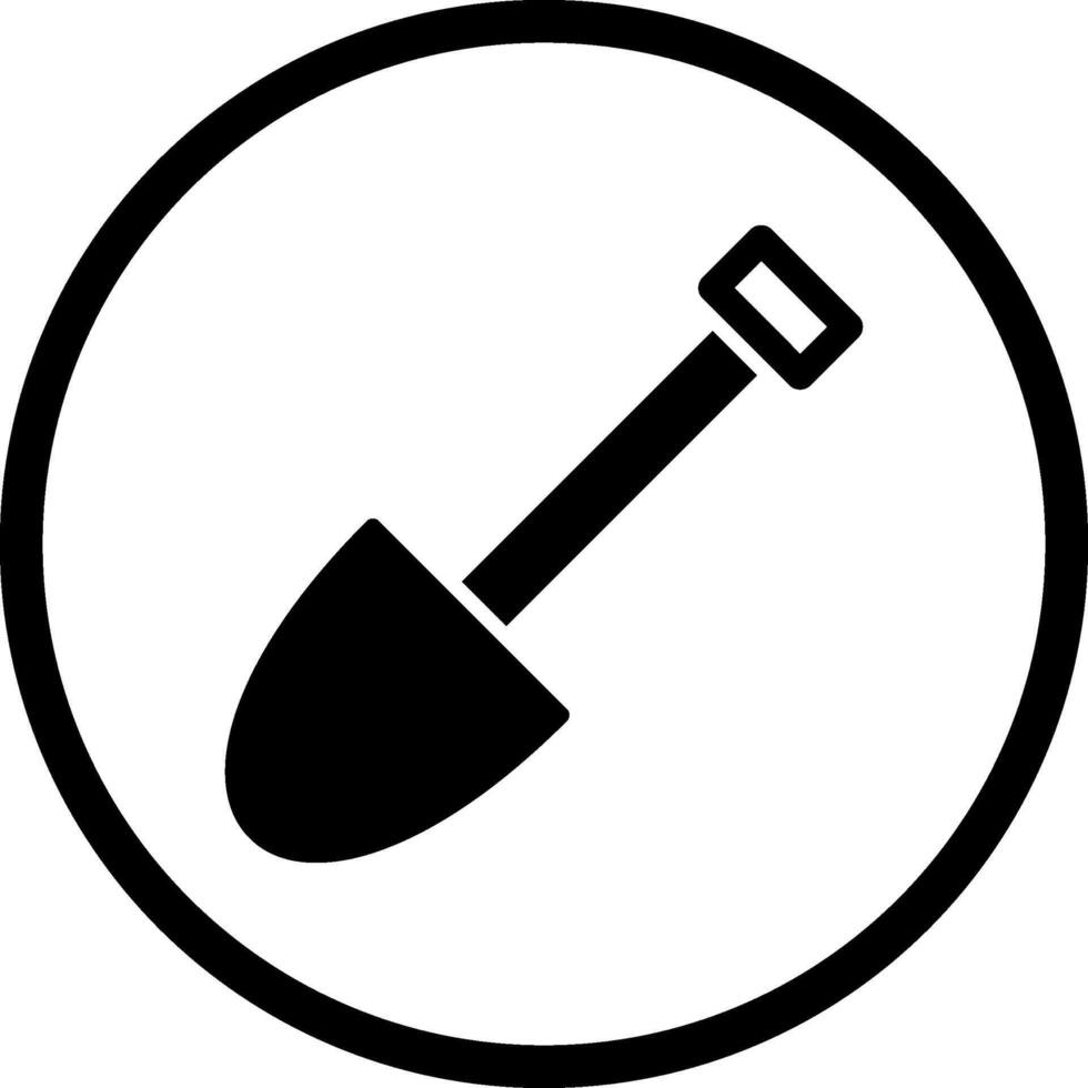 ícone de vetor de pá