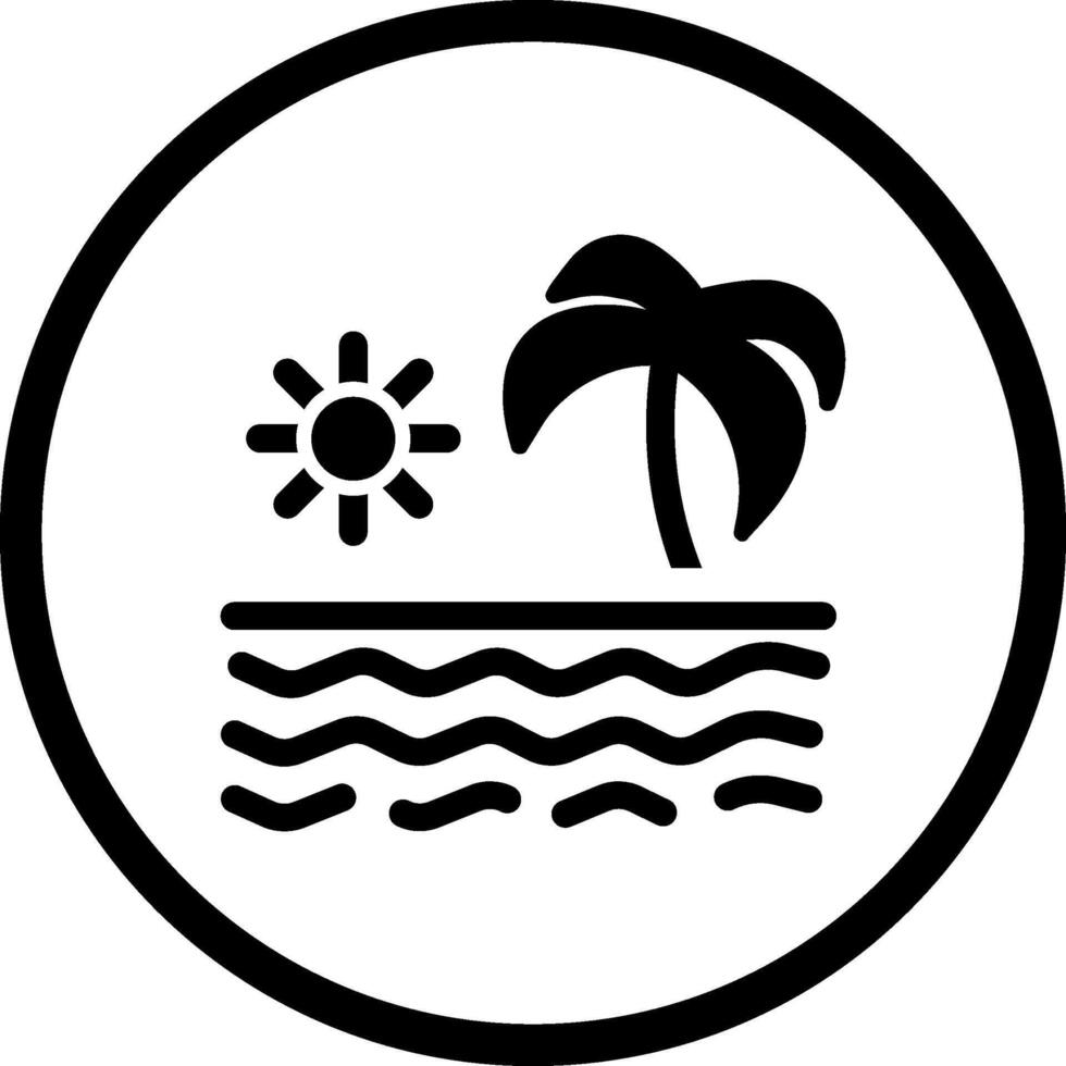 ícone de vetor de verão
