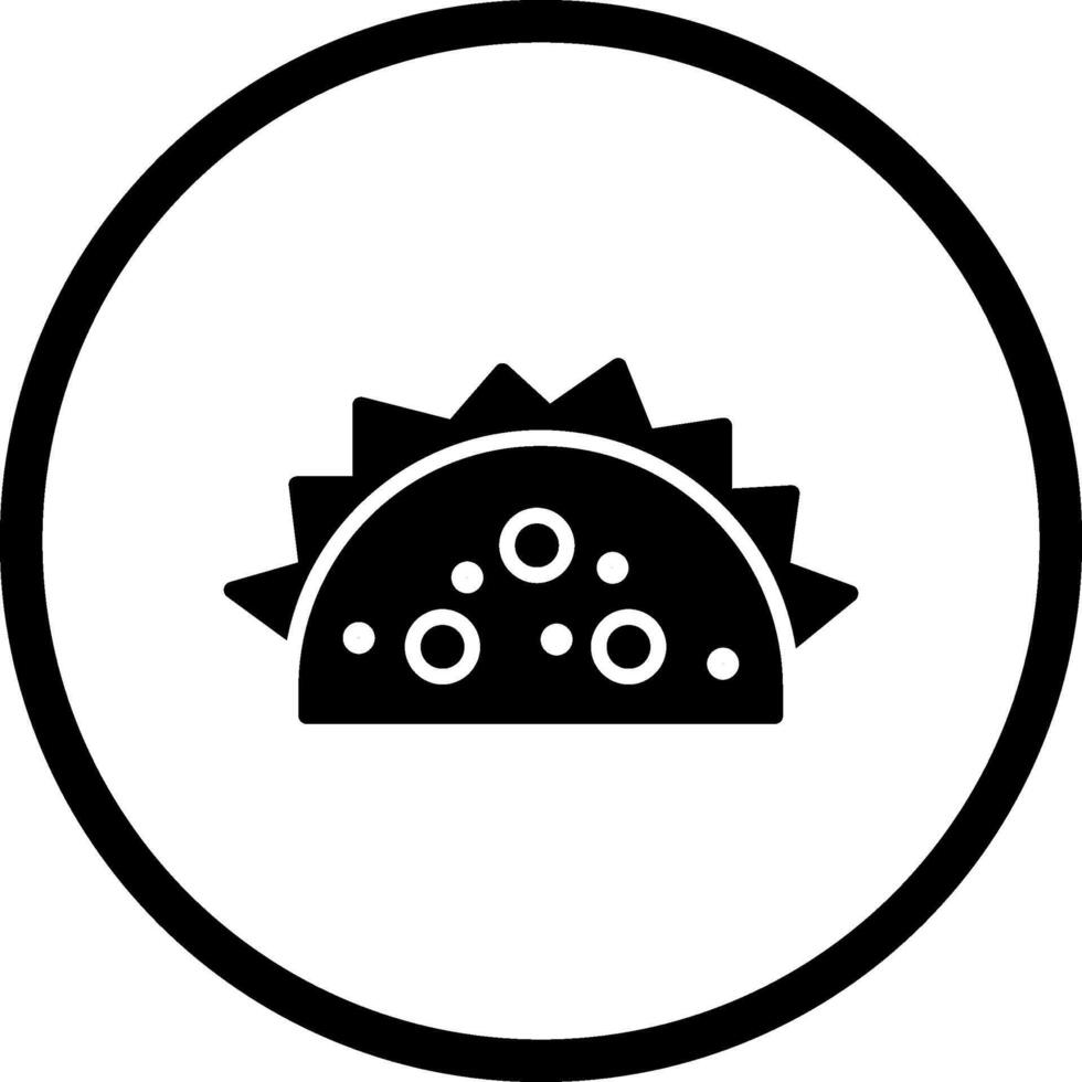 ícone de vetor de tacos