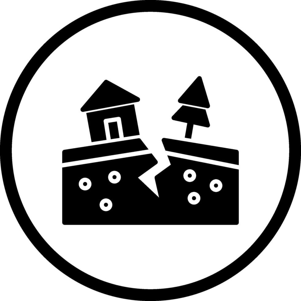 ícone de vetor de desastre natural