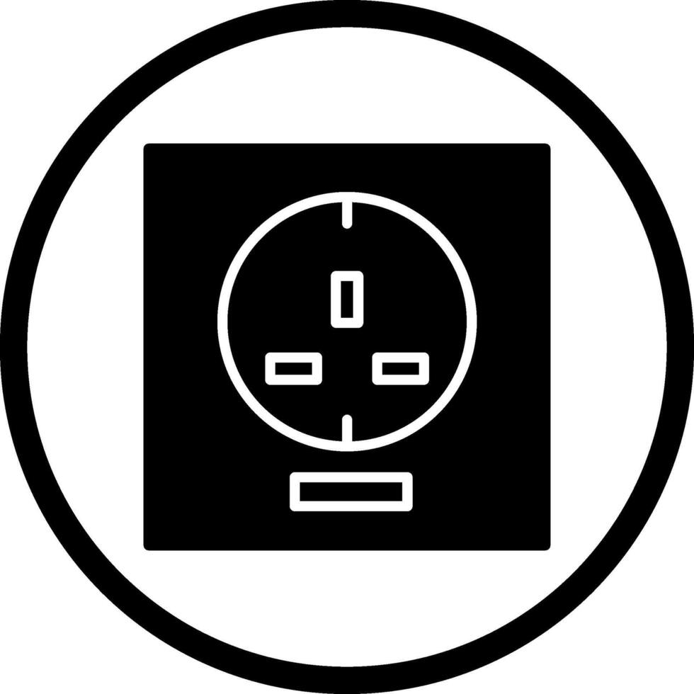 ícone de vetor de soquete
