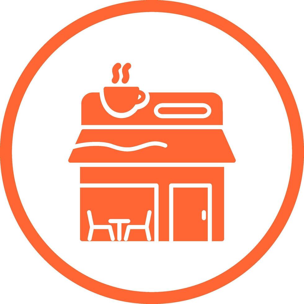 ícone de vetor de cafeteria