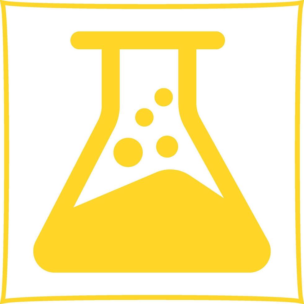 ícone de vetor de frasco químico