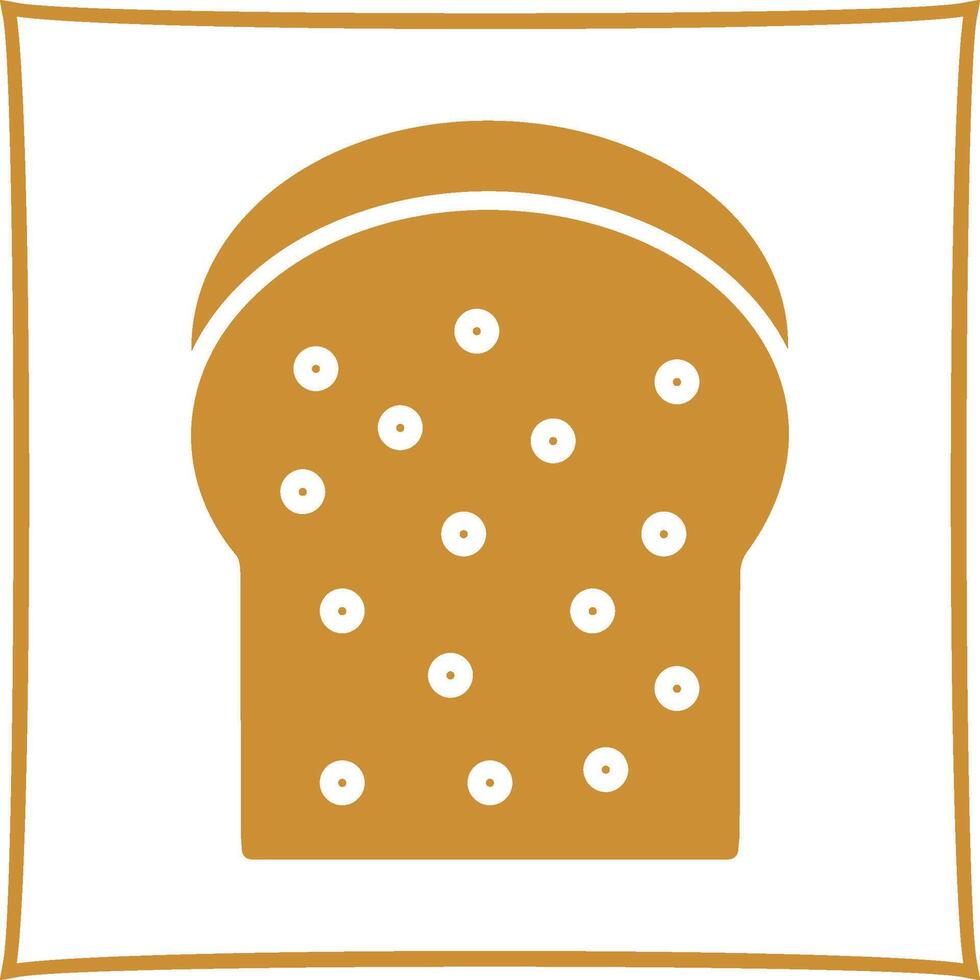 ícone de vetor de pão