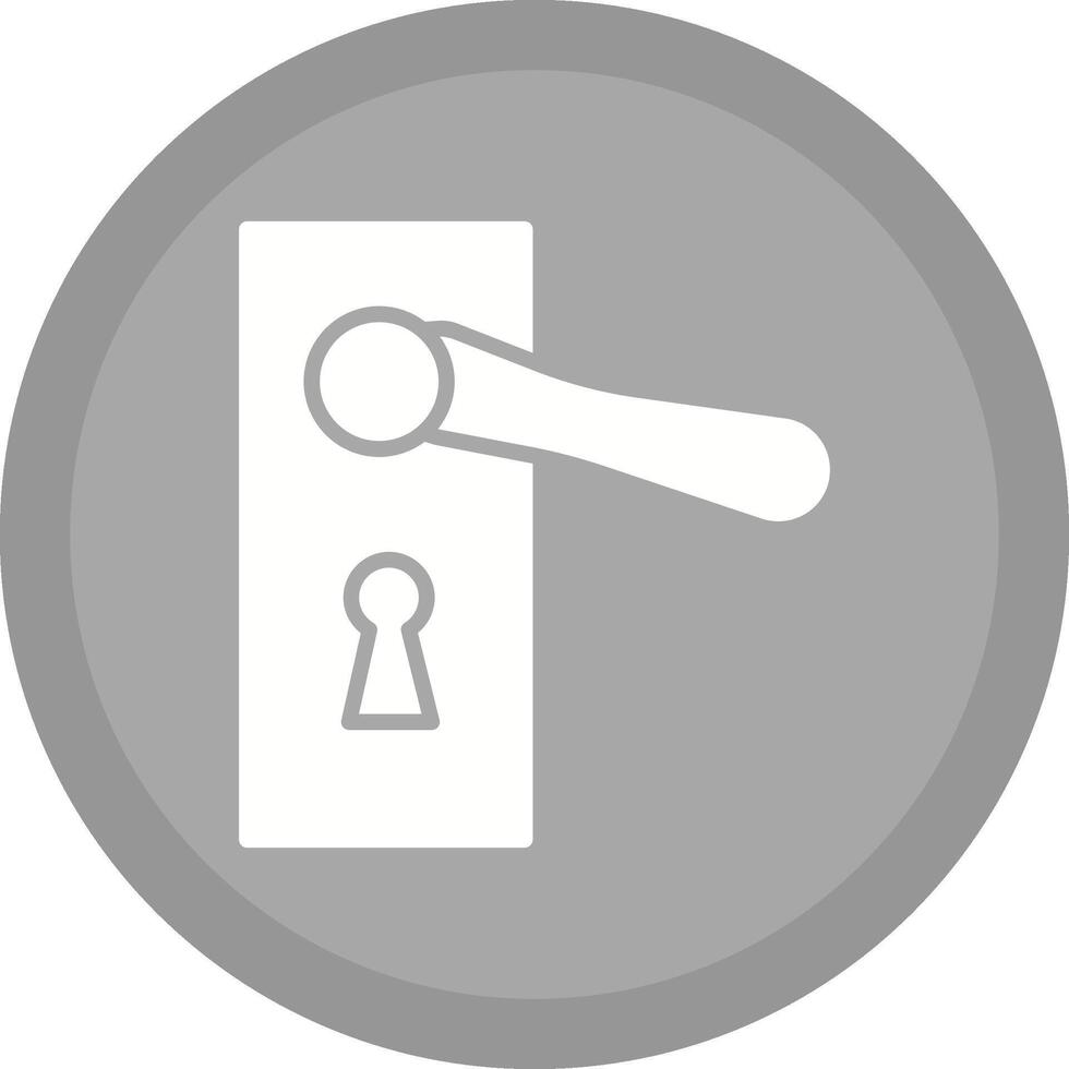 ícone de vetor de maçaneta de porta
