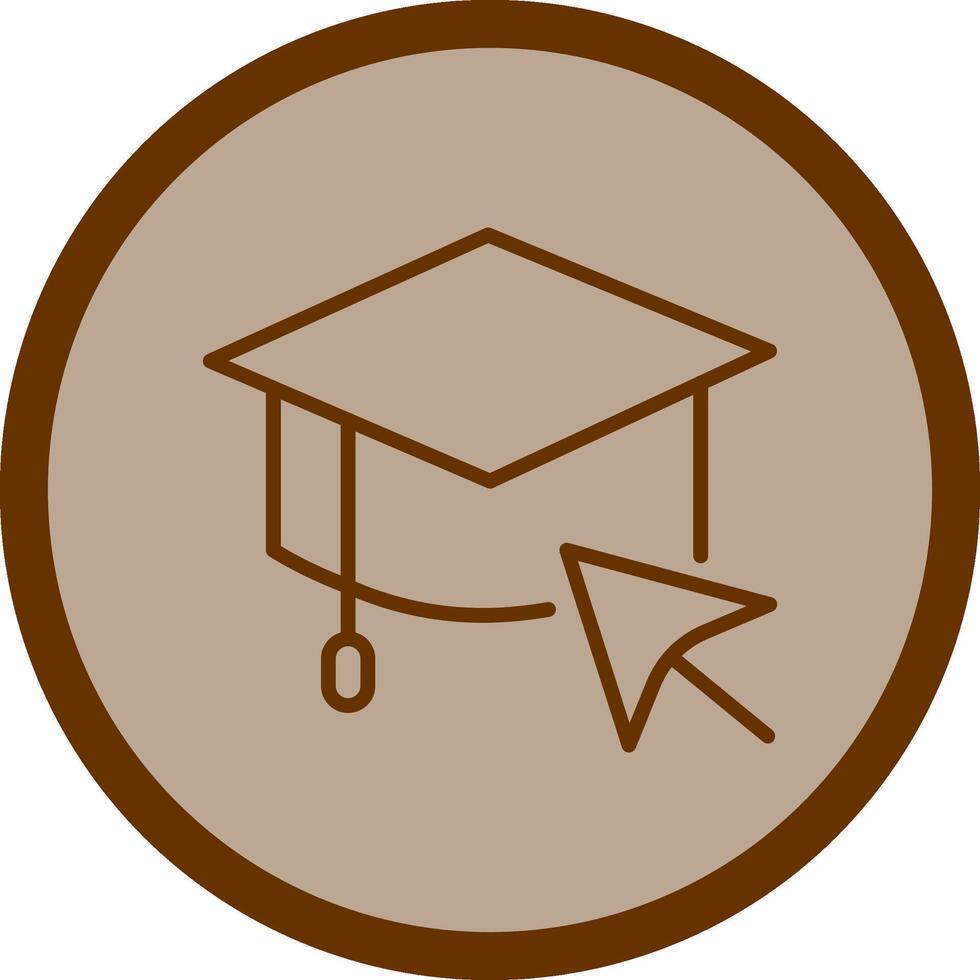 ícone de vetor de educação