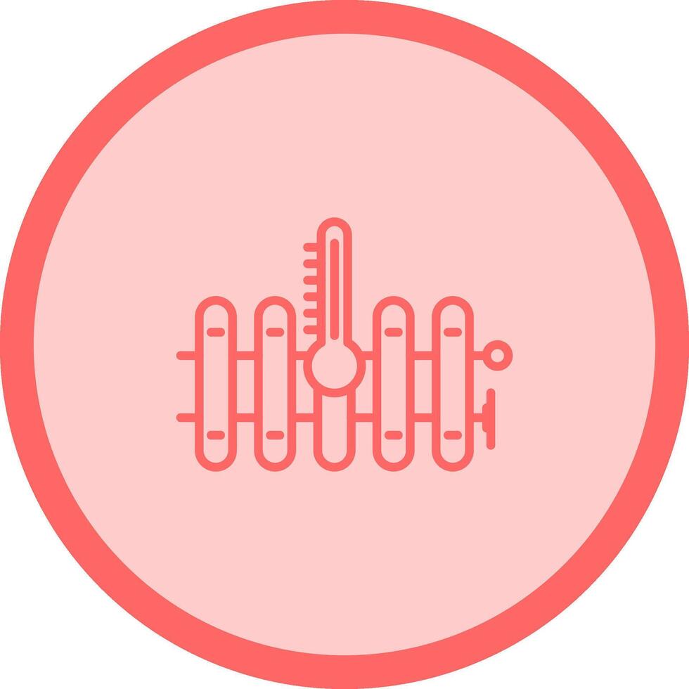 ícone de vetor de radiador