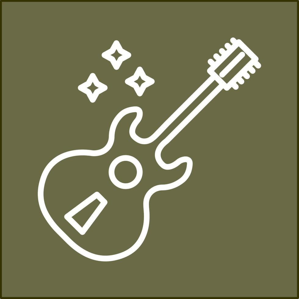 ícone de vetor de guitarra