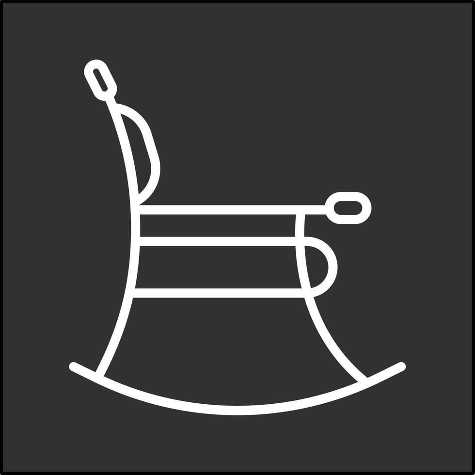 ícone de vetor de cadeira confortável
