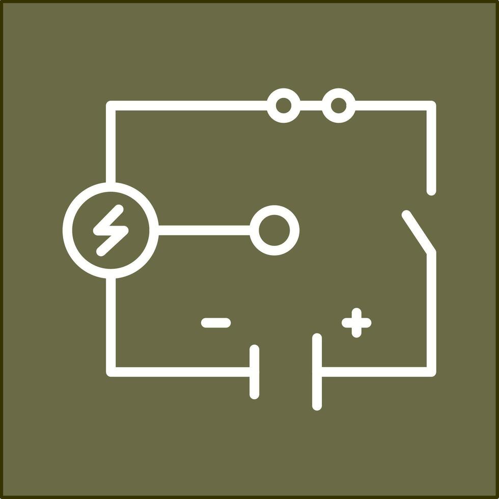 ícone de vetor de circuito elétrico