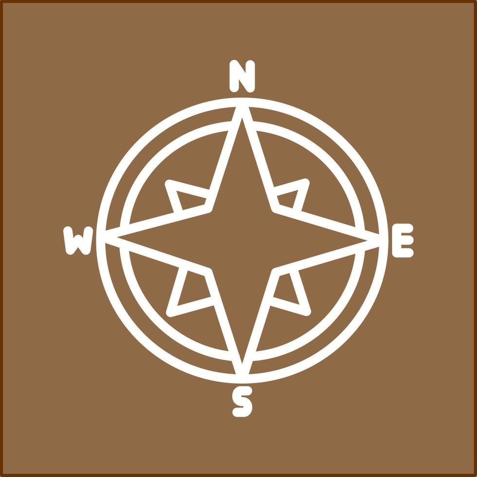 ícone de vetor de bússola