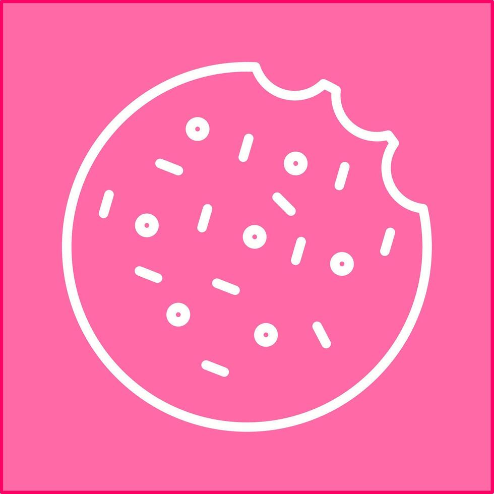 ícone de vetor de biscoito