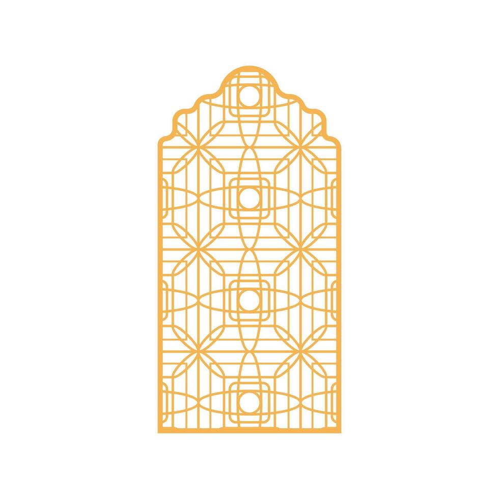 árabe ornamental janelas. islâmico arco, árabe ornamental tradicional muçulmano vetor ilustração Projeto. decorativo árabe janela com arabesco ornamental padrões, islâmico portão indiano porta.
