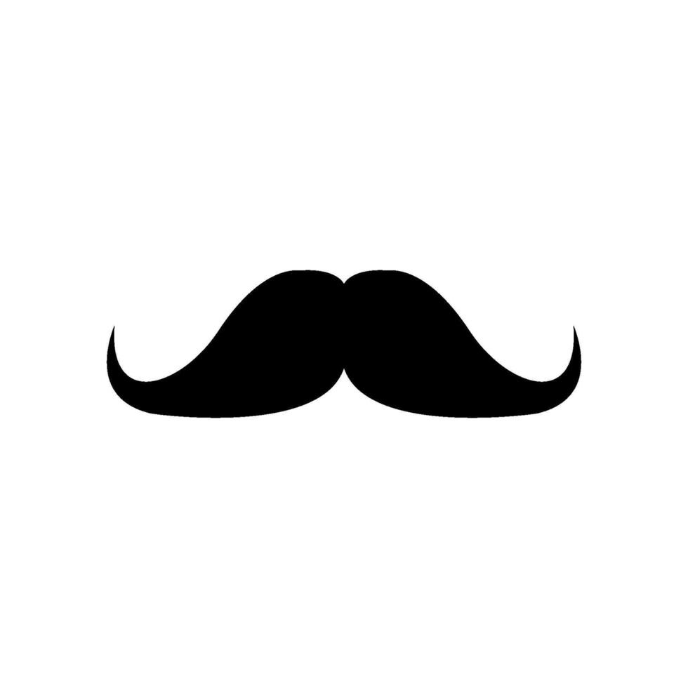 bigode ícone vetor Projeto modelos