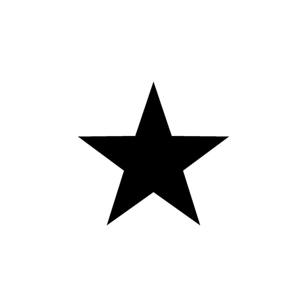 modelo de design de vetor de ícone de estrela