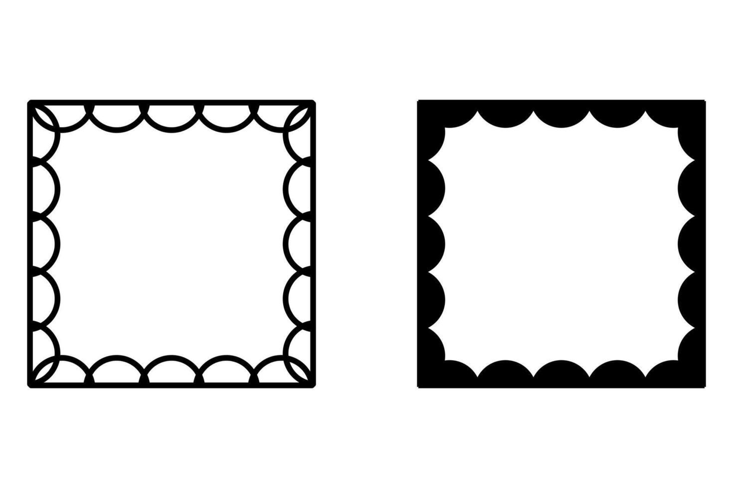 bolha quadro, Armação decoração. geometria fronteira Projeto vetor