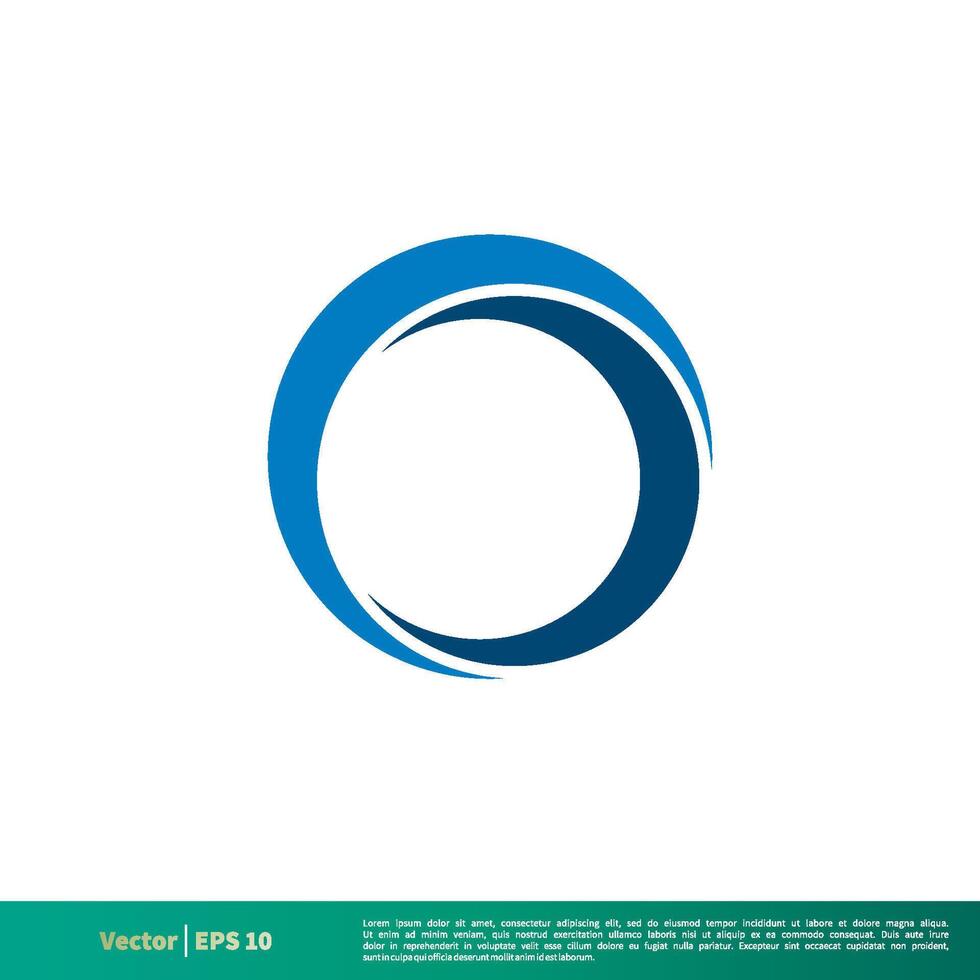azul aréola vetor ícone logotipo modelo ilustração Projeto. vetor eps 10.