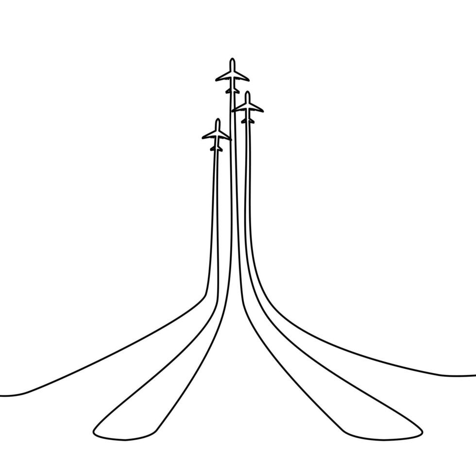 avião é levando desligado. viagem e lançamento comece conceito vetor