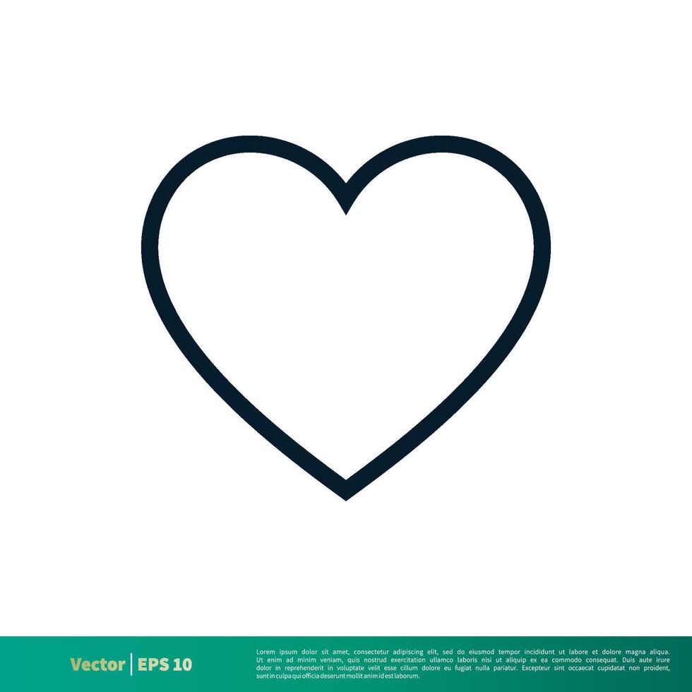amor coração dia dos namorados dia ícone vetor logotipo modelo ilustração Projeto eps 10.