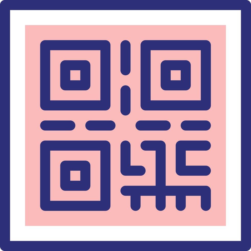 ícone de vetor de código qr