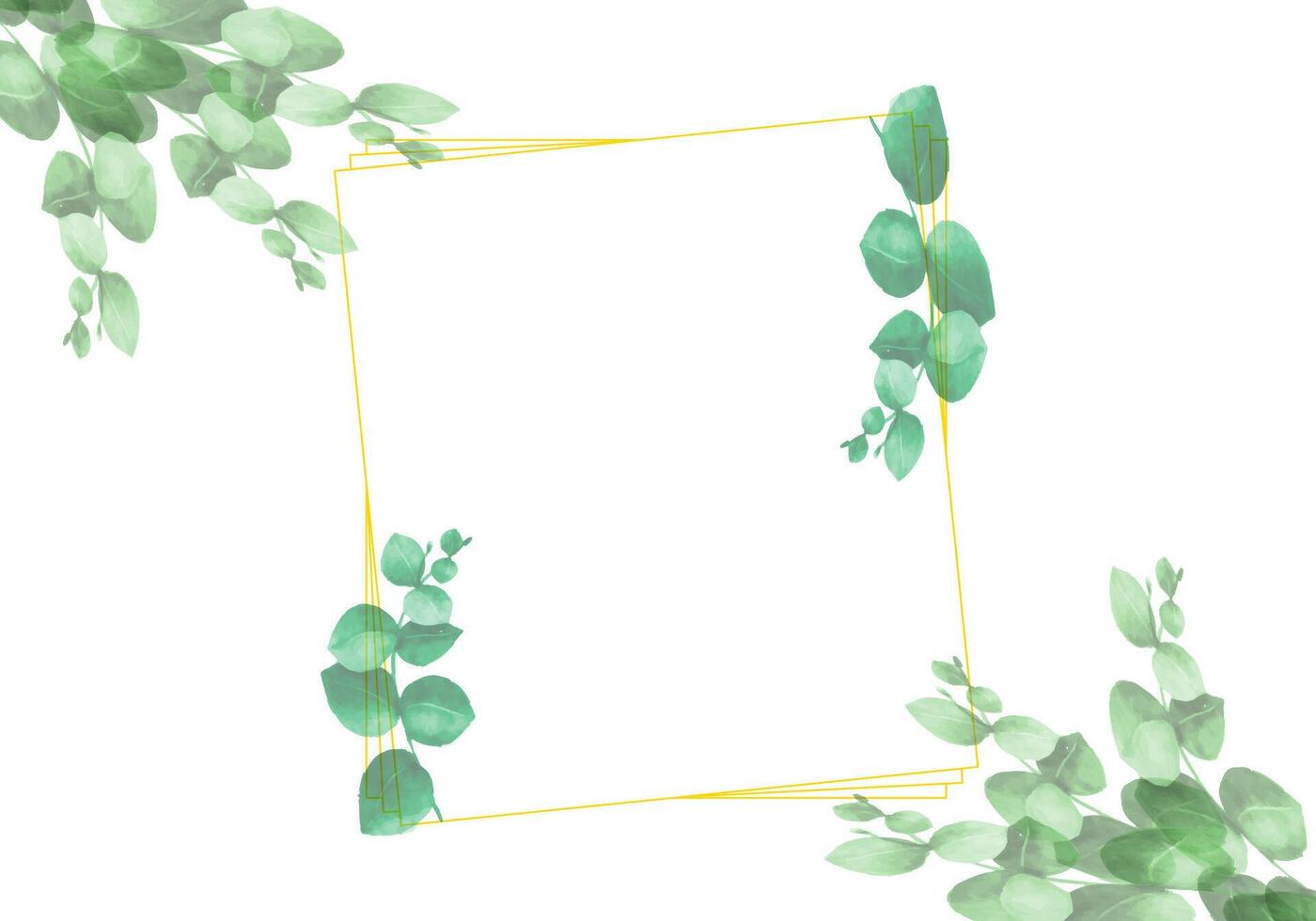 conceito plano vetor tropical folhas dentro círculo floral Projeto quadro, Armação ilustração em branco fundo.