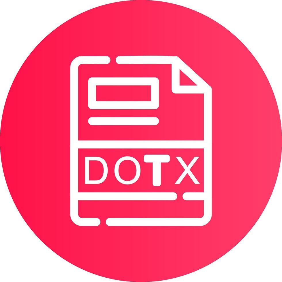 dotx criativo ícone Projeto vetor