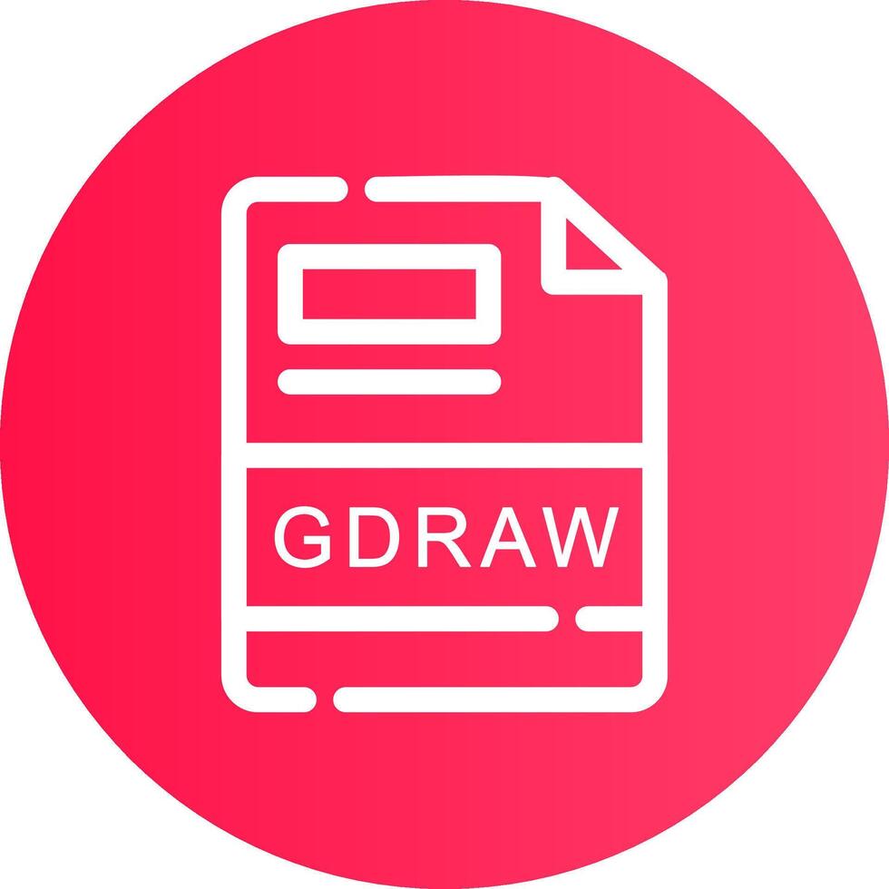 gdraw criativo ícone Projeto vetor