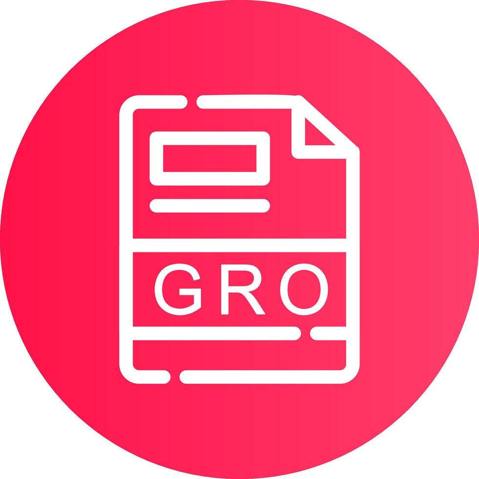 gro criativo ícone Projeto vetor