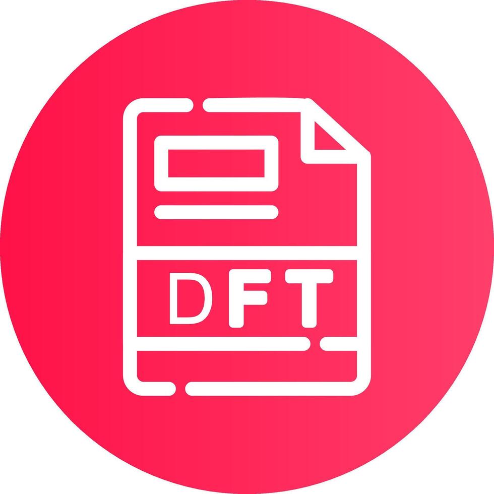 dft criativo ícone Projeto vetor