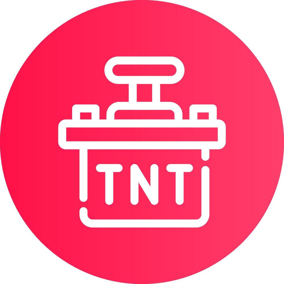 design de ícone criativo tnt vetor