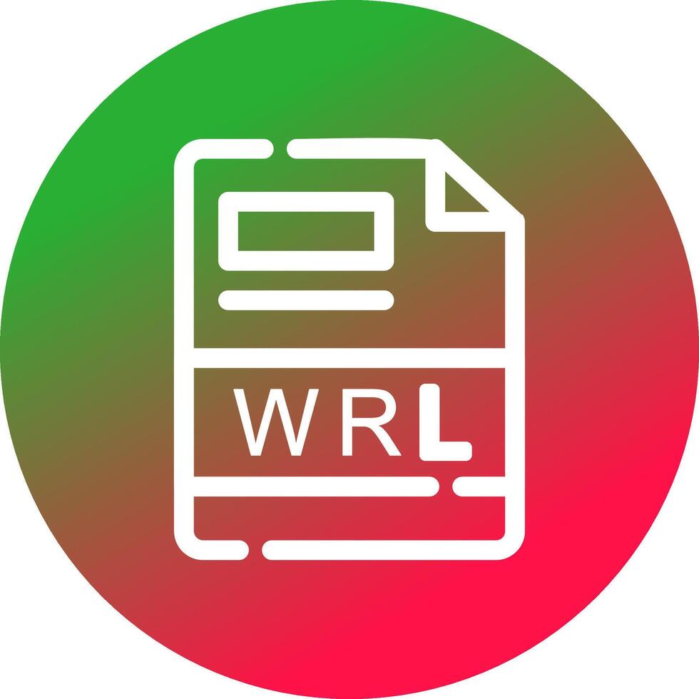 wrl criativo ícone Projeto vetor