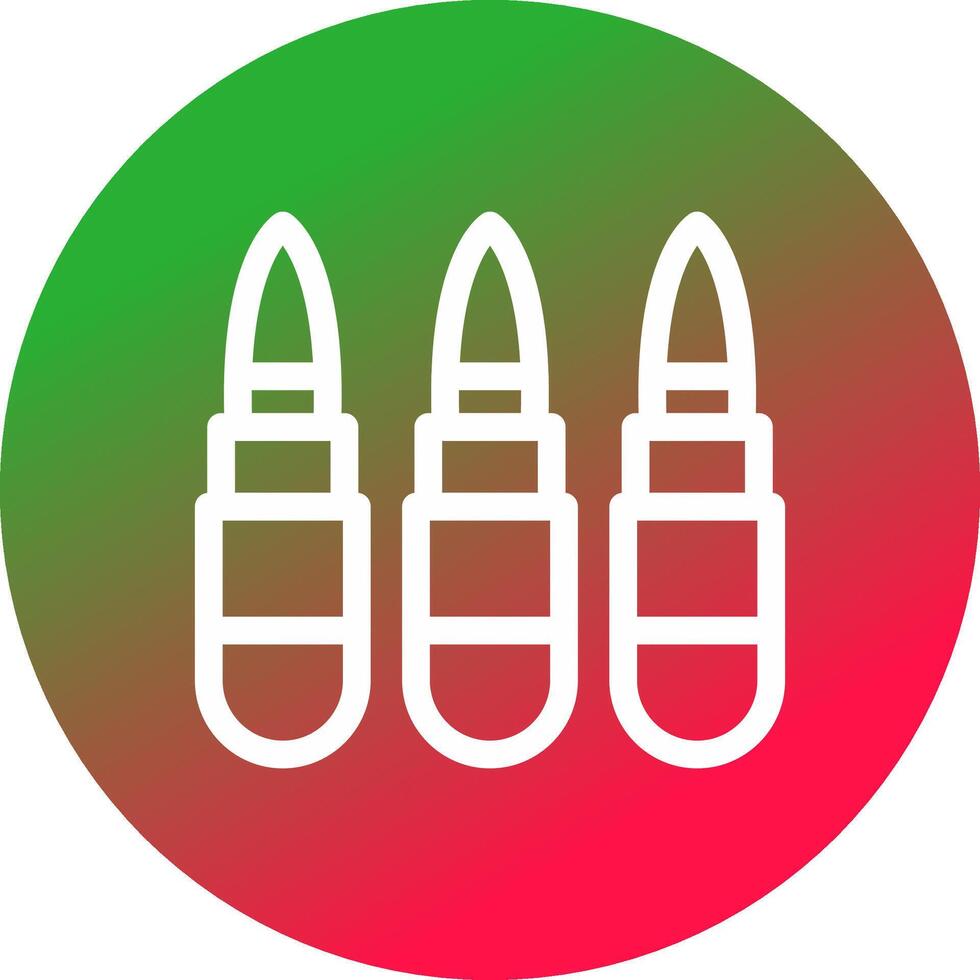 design de ícone criativo de balas vetor