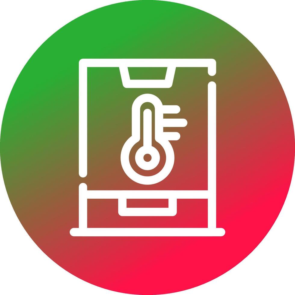 inteligente temperatura criativo ícone Projeto vetor