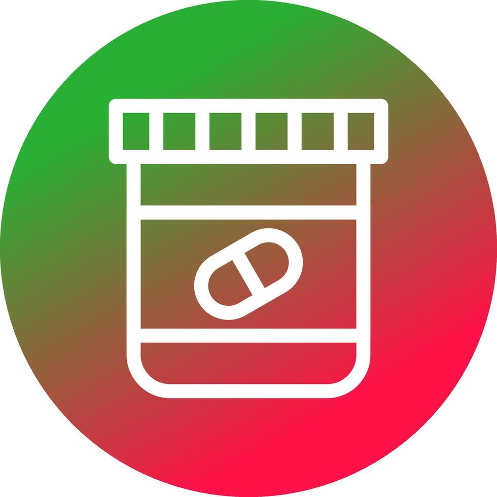 design de ícone criativo de pílulas vetor