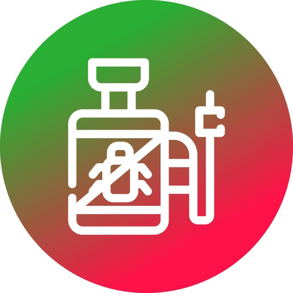 design de ícone criativo de pesticida vetor