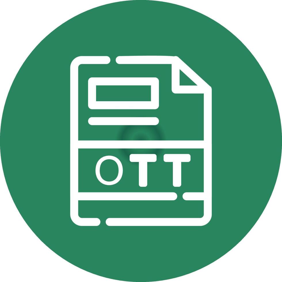 ott criativo ícone Projeto vetor