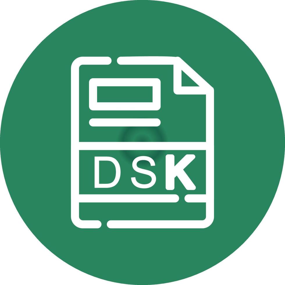 dsk criativo ícone Projeto vetor