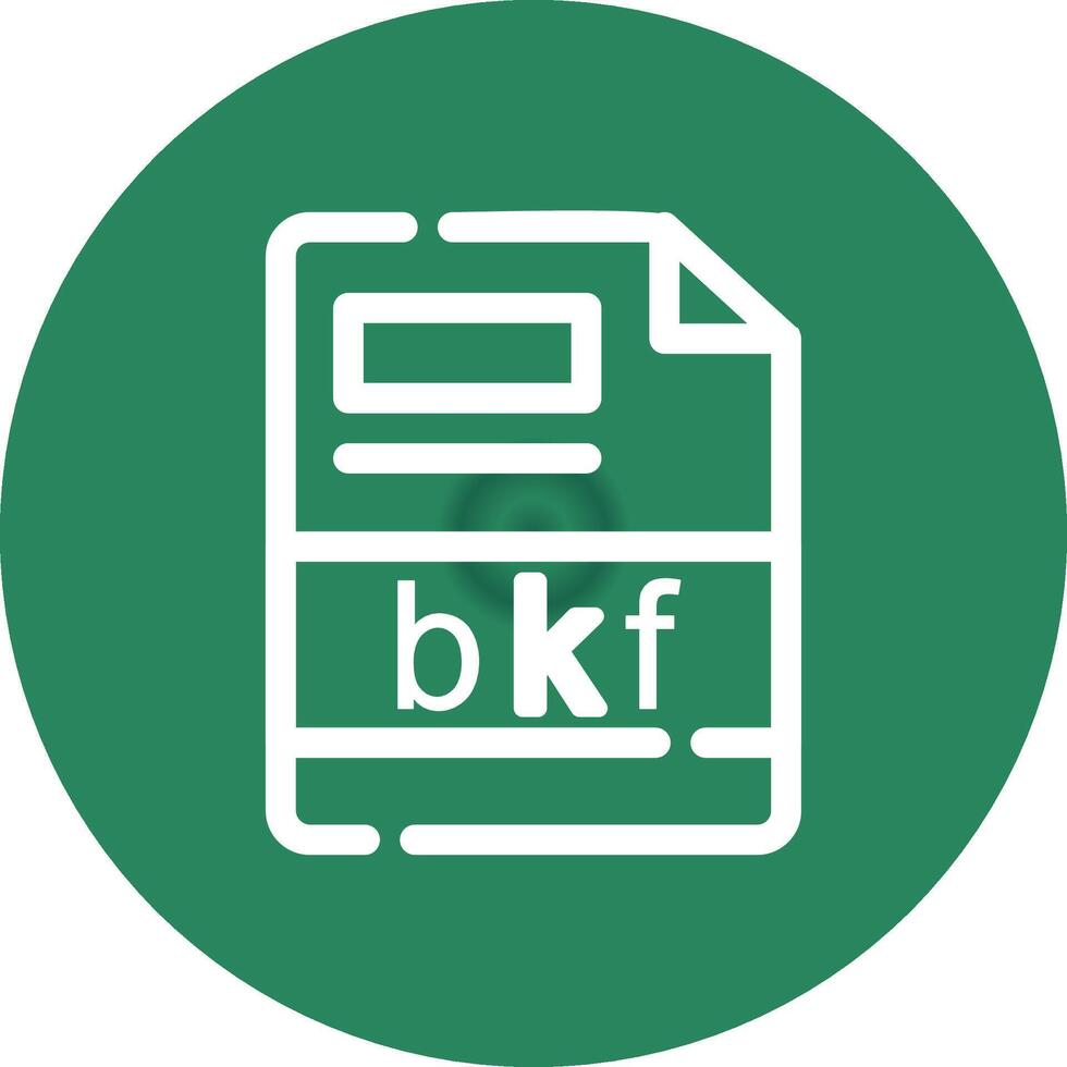 bkf criativo ícone Projeto vetor