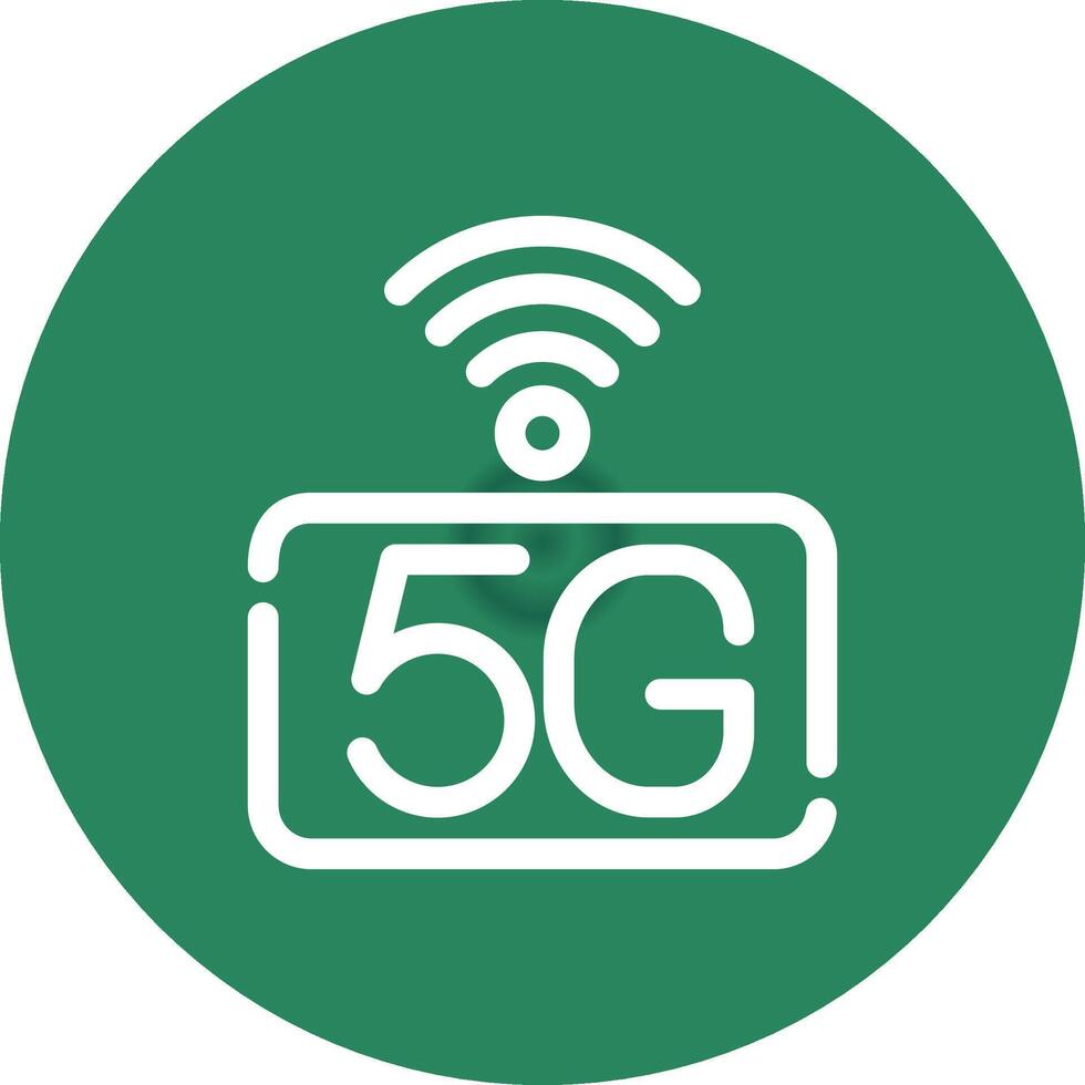 5g rede criativo ícone Projeto vetor